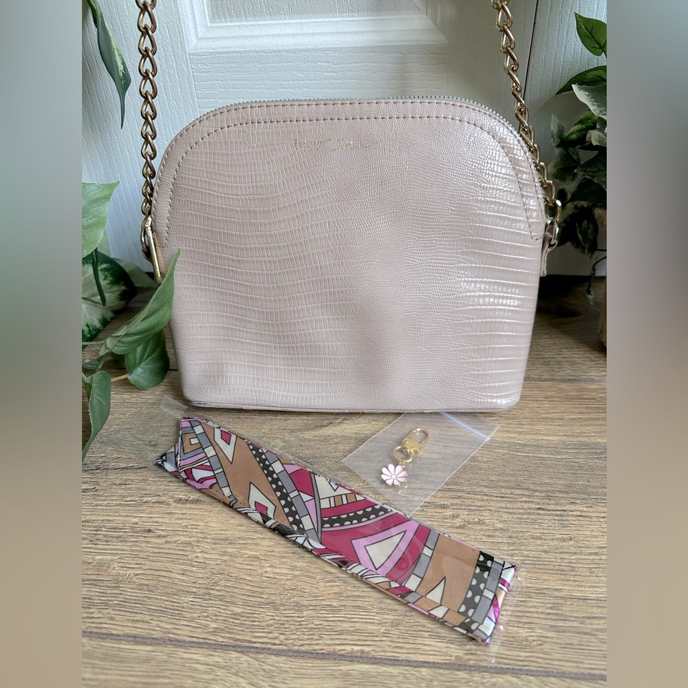 Betsey Johnson Margie Crossbody Tan Purse - Earth Tone Bag